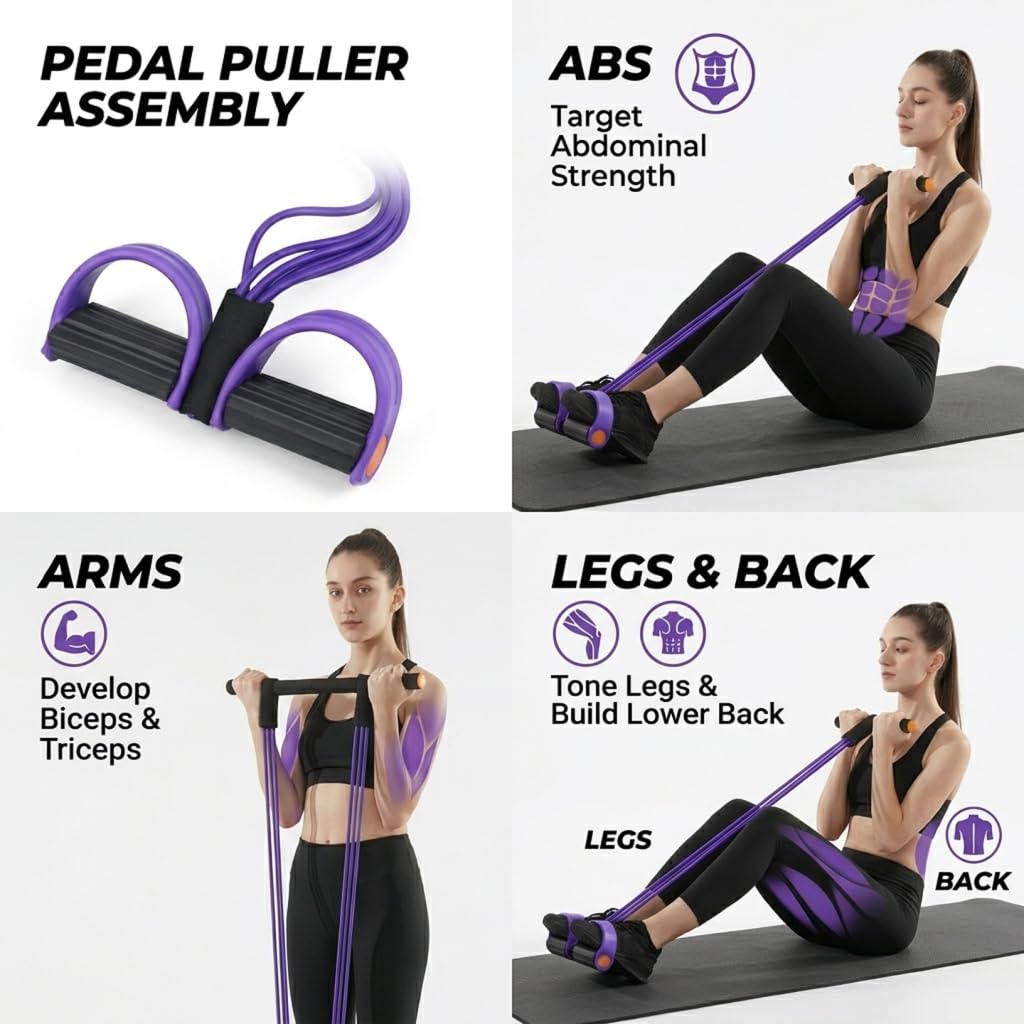Yoga Pedal Puller Resistance Band Fitness Equipment