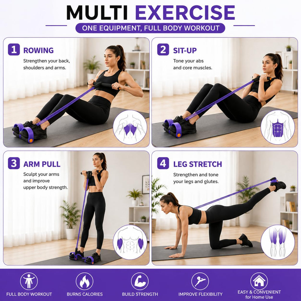 Yoga Pedal Puller Resistance Band Fitness Equipment